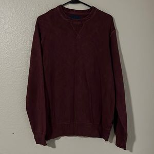 Maroon American eagle sweater, M